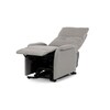 Polohovací křeslo, elektrické kabelové ovládání, krémová, látka, TV-5482 CRM2