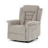 Polohovací křeslo, elektrické kabelové ovládání, béžová, látka, TV-7072 LAN2
