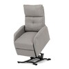 Polohovací křeslo, elektrické kabelové ovládání, krémová, látka, TV-5482 CRM2