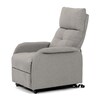 Polohovací křeslo, elektrické kabelové ovládání, krémová, látka, TV-5482 CRM2