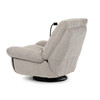 Polohovací křeslo, elektrické zabudované ovládání, béžová, látka, TV-7081 LAN2