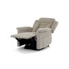 Polohovací křeslo, elektrické kabelové ovládání, béžová, látka, TV-7072 LAN2