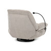 Polohovací křeslo, elektrické zabudované ovládání, béžová, látka, TV-7081 LAN2