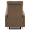 Polohovací křeslo, hnědá, látka, TV-916 BR2