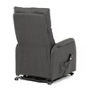 Polohovací křeslo, elektrické kabelové ovládání, šedá, látka, TV-5482 GREY2