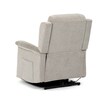 Polohovací křeslo, elektrické kabelové ovládání, béžová, látka, TV-7072 LAN2