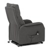 Polohovací křeslo, elektrické kabelové ovládání, šedá, látka, TV-5482 GREY2