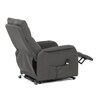 Polohovací křeslo, elektrické kabelové ovládání, šedá, látka, TV-5482 GREY2