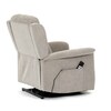 Polohovací křeslo, elektrické kabelové ovládání, béžová, látka, TV-7072 LAN2