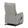 Polohovací křeslo, elektrické kabelové ovládání, krémová, látka, TV-5482 CRM2