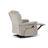 Polohovací křeslo, elektrické kabelové ovládání, béžová, látka, TV-7072 LAN2