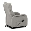 Polohovací křeslo, elektrické kabelové ovládání, krémová, látka, TV-5482 CRM2