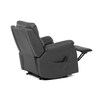 Polohovací křeslo, elektrické kabelové ovládání, šedá, látka vintage, TV-5874 GREY