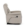 Polohovací křeslo, elektrické kabelové ovládání, béžová, látka, TV-7072 LAN2