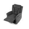 Polohovací křeslo, elektrické kabelové ovládání, šedá, látka, TV-7072 GREY2