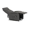Polohovací křeslo, elektrické kabelové ovládání, šedá, látka, TV-5482 GREY2