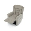 Polohovací křeslo, elektrické kabelové ovládání, béžová, látka, TV-7072 LAN2