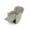 Polohovací křeslo, elektrické kabelové ovládání, béžová, látka, TV-7072 LAN2