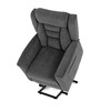 Polohovací křeslo, elektrické kabelové ovládání, šedá, látka, TV-7072 GREY2
