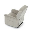 Polohovací křeslo, elektrické kabelové ovládání, béžová, látka, TV-7072 LAN2