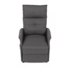 Polohovací křeslo, elektrické kabelové ovládání, šedá, látka, TV-5482 GREY2