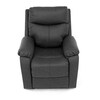 Polohovací křeslo, elektrické kabelové ovládání, šedá, látka vintage, TV-5874 GREY