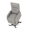 Polohovací křeslo, elektrické kabelové ovládání, krémová, látka, TV-5482 CRM2