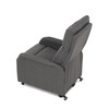 Polohovací křeslo, elektrické kabelové ovládání, šedá, látka, TV-5482 GREY2