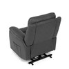 Polohovací křeslo, elektrické kabelové ovládání, šedá, látka vintage, TV-5874 GREY