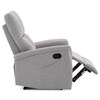 Polohovací křeslo, šedá, látka, TV-916 SIL2