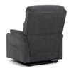 Polohovací křeslo, elektrické kabelové ovládání, šedá, látka, TV-S8348 GREY2