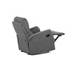 Polohovací křeslo, šedá, látka, TV-S8449 GREY2