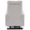 Polohovací křeslo, elektrické zabudované ovládání, béžová, látka, TV-929 CRM2