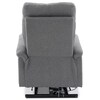 Polohovací křeslo, elektrické zabudované ovládání, šedá, látka, TV-929 GREY2