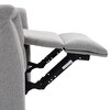 Polohovací křeslo, šedá, látka, TV-916 SIL2