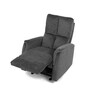 Polohovací křeslo, šedá, látka, TV-S8449 GREY2