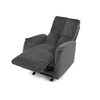 Polohovací křeslo, šedá, látka, TV-S8449 GREY2