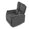 Polohovací křeslo, šedá, látka, TV-S8449 GREY2