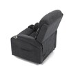 Polohovací křeslo, elektrické kabelové ovládání, šedá, látka, TV-S8348 GREY2