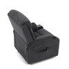 Polohovací křeslo, elektrické kabelové ovládání, šedá, látka, TV-S8348 GREY2