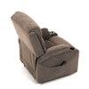Křeslo polohovací, elektrické kabelové ovládání, béžová látka, TV-S8348 CRM2