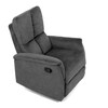 Polohovací křeslo, šedá, látka, TV-S8449 GREY2