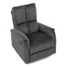 Polohovací křeslo, šedá, látka, TV-S8449 GREY2