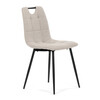 Jídelní židle, béžová, látka, DCL-V2017 CRM2