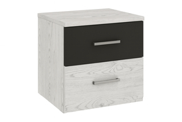 AGADIR noční stolek, antracit/light artwood