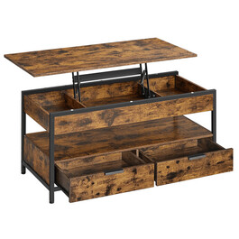 Konferenční stolek 100x50x48cm, mdf, old wood, AKF-E1252 OLW