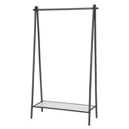 Stojanový věšák, kov, černá, AUV-E1023 BK