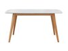 Jídelní stůl TRAST 150x90 cm, bílá/buk