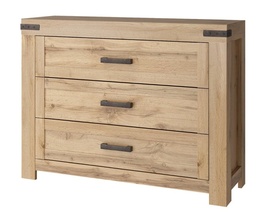 Komoda 3S RIMOTTO, dub Wotan