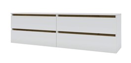 IDEA skříňka pod TV 1800, Nimfea alba / Oak Artisan
